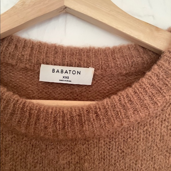 Babaton Sweaters - Camel coloured sweater, sz xxs, oversized fit!